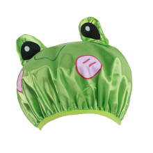 Bonnet de douche double couche imperméable, mignon, pour le lavage et le bain des enfants.
