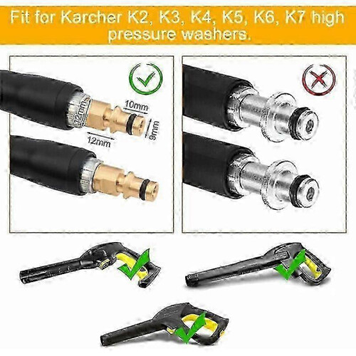 Compatible With Karcher K2-K7 High Pressure Washer Replacement Hose With Quick Connector (6m) 2