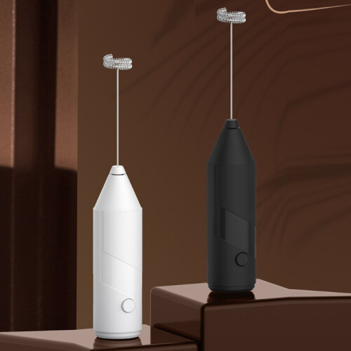 Mini mousseur à lait électrique portable, mélangeur à crème (noir) 1