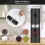 Electric Automatic Salt And Pepper Grinder Set With Charging Base, Model: D2 KYMQ-7C 4