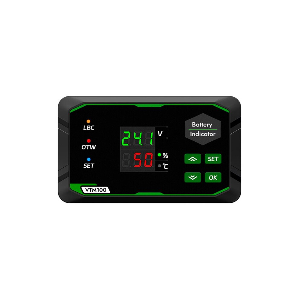 Dc7-100V Battery Indicator Battery Voltage Capacity Tester Battery Monitor Coulometer For Ternary Lithium/Lead-Acid 6033072591729