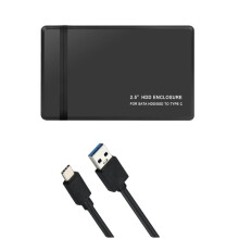 USB3.1 Type C HDD Enclosure 2.5 Inch External Hard Drive Case 2.5" HDD/SSD Enclosure with 6Gbps Transfer Speed