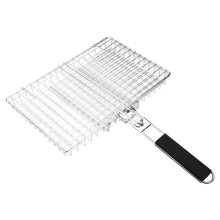 1 Piece Stainless Steel Foldable Grill Basket, Outdoor Cooking Tools and Accessories, Barbecue Grill Basket