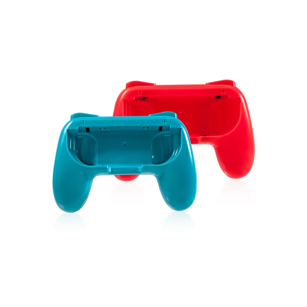 Dobe Tns-851B Controller Grip Compatible Nintendo Switch Joy Con(+Blue) Red/Blue 6083684917110