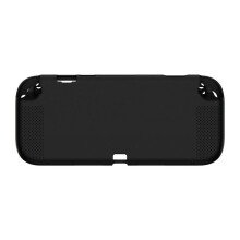 compatible Nintendo Switch 2 Console Soft Silicone Full-Body Case Anti-Slip Protective Cover(Black)