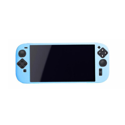 Silicone one-piece protective case compatible Nintendo Switch 2 handheld game console (blue)