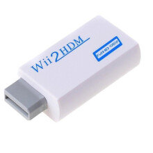 compatible,Convertidor de HDMI HD para Wii 2 (Blanco)