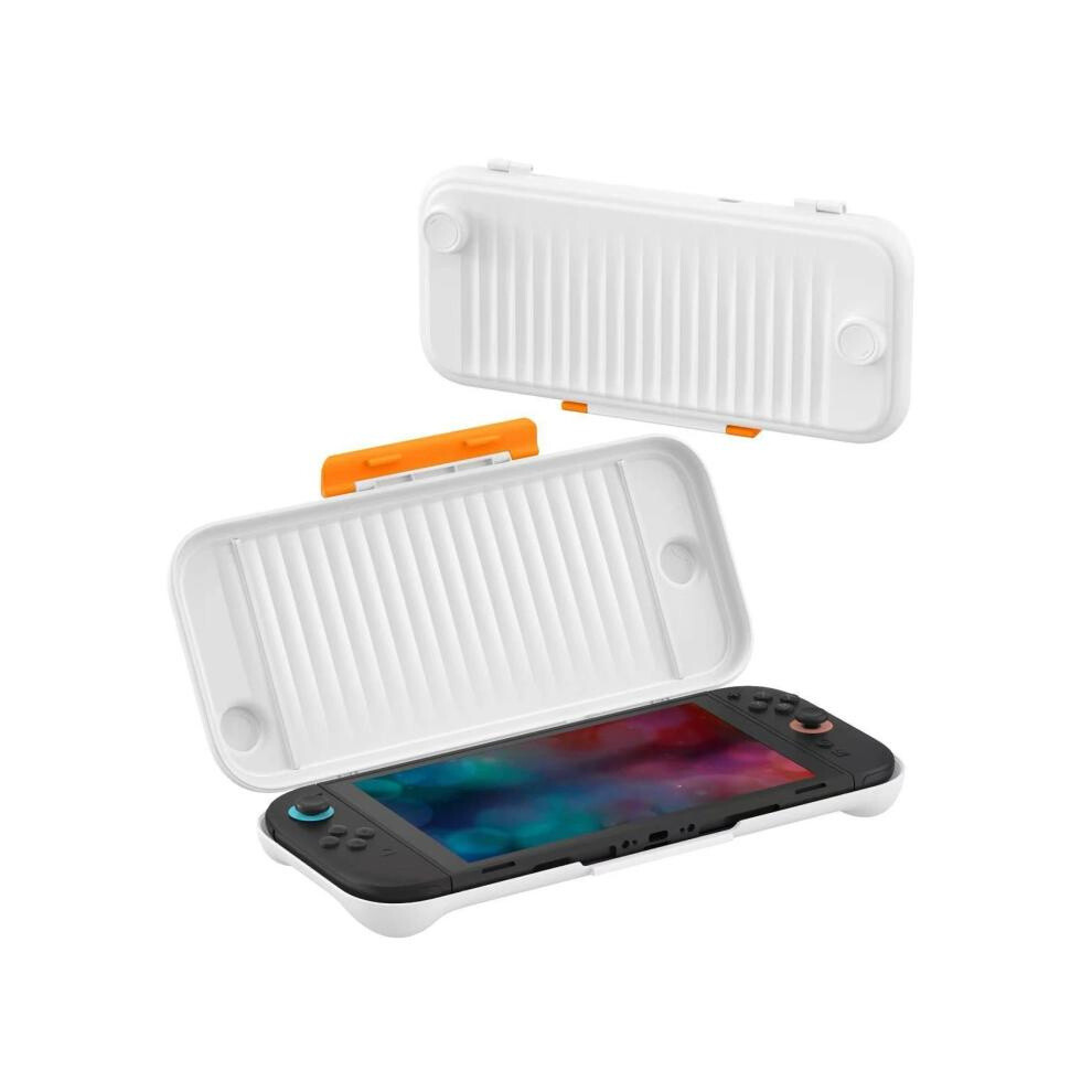 Hard Shell Storage Case Compatible Nintendo Switch 2 Frosted Translucent Anti-Pressure Joystick Design(White) White 6083684918711