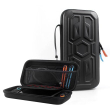 compatible Nintendo Switch 2 Mecha Style Hard Protective Case Portable Shockproof Carrying Storage Bag(Black)