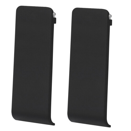 compatible Nintendo Switch Console 2pcs compatiblement Kickstand Back Shell Holder(Black)