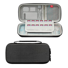 compatible Nintendo Switch 2 EVA Shockproof Portable Storage Handbag(Black)