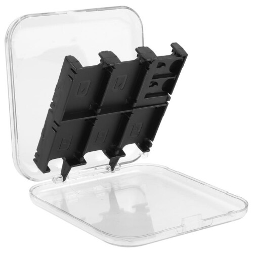 12-bit cartridge case compatible Nintendo Switch (Color: Clear)