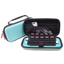 Game console protective case and carrying bag compatible Nintendo Switch Lite (green)