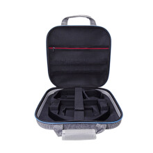 GH1865 EVA Hard Shell Ring Fit Adventure Game Console Carrying Case compatible Nintendo Switch (Black)