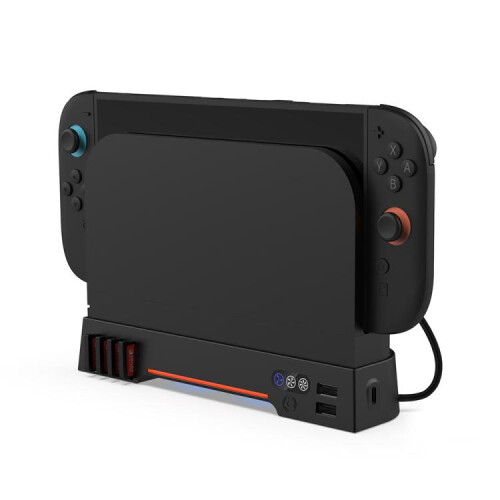 compatible Nintendo Switch 2 DOBE TNS-31111 Game Controller Charging Base Radiator(Black)