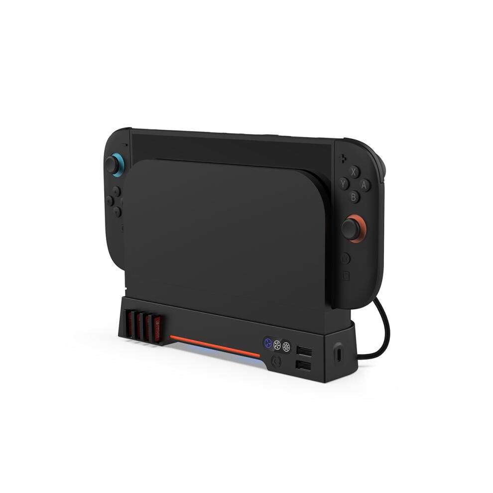 Compatible Nintendo Switch 2 Dobe Tns-31111 Game Controller Charging Base Radiator(Black) Black 6083684918827