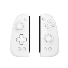 MOBAPAD compatible Nintendo Switch Split Left & Right Joypad Hall Effect Joystick Game Controller, Spec: S1-HD White