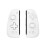 MOBAPAD compatible Nintendo Switch Split Left & Right Joypad Hall Effect Joystick Game Controller, Spec: S1-HD White 1
