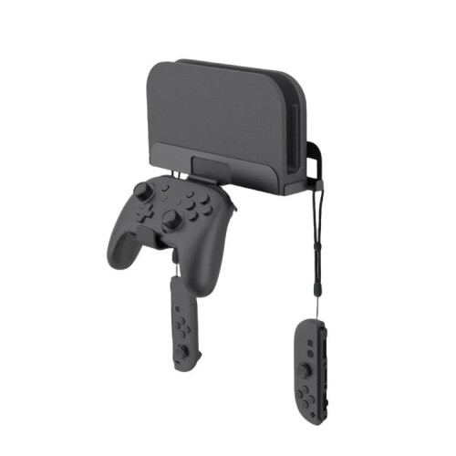 compatible Nintendo Switch 2 PGTECH GP-369 Game Consol Wall Mount Storage Rack With Handle Storage Hook