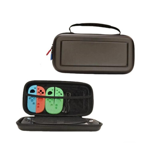 compatible Nintendo Switch 2 Carrying Case Portable Shockproof and Waterproof  Game Console Accessory Storage Box(Black)