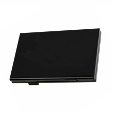 Game card storage aluminum alloy organizer compatible Nintendo Switch (black)