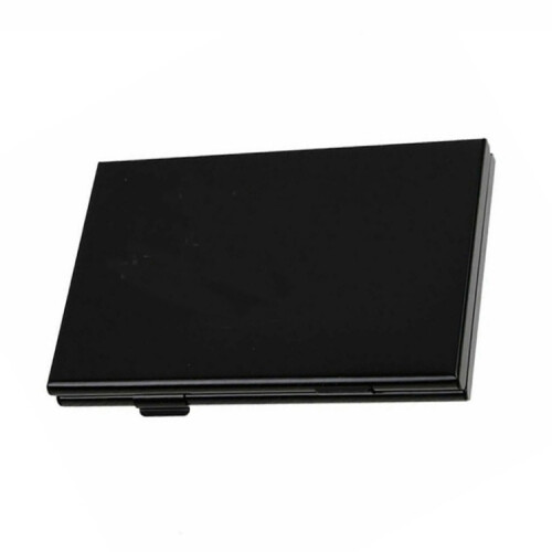 Game card storage aluminum alloy organizer compatible Nintendo Switch (black)