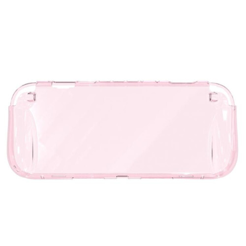 Transparent TPU protective case (translucent pink) compatible Nintendo Switch 2 game console.