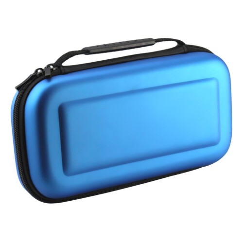 Nintendo Switch Portable EVA Hard Shell Case compatible Game Console Storage (Color: Blue)