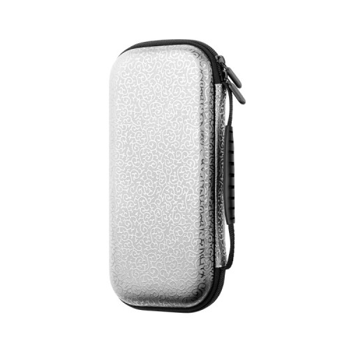 Dragon claw pattern carrying case compatible Nintendo Switch console (silver)