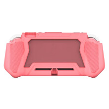compatible Nintendo Switch Lite Full Cover Protective Shell TPU Console Case(Pink)