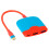 H0231 compatible Mobile / Nintendo Switch Expansion Dock Portable Base(Red Blue) 1