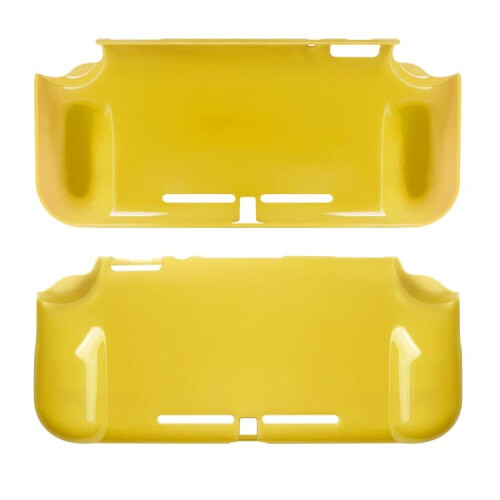 compatible Nintendo Switch Lite Game Console Semi-Package PC Protective Case(Yellow)
