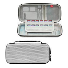 EVA shockproof portable carrying case compatible Nintendo Switch 2 (white)