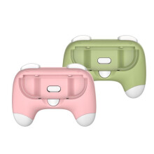 2pcs DOBE Grips compatible Nintendo Switch 2 Joy-Con Left/Right Controllers(Pink+Green)
