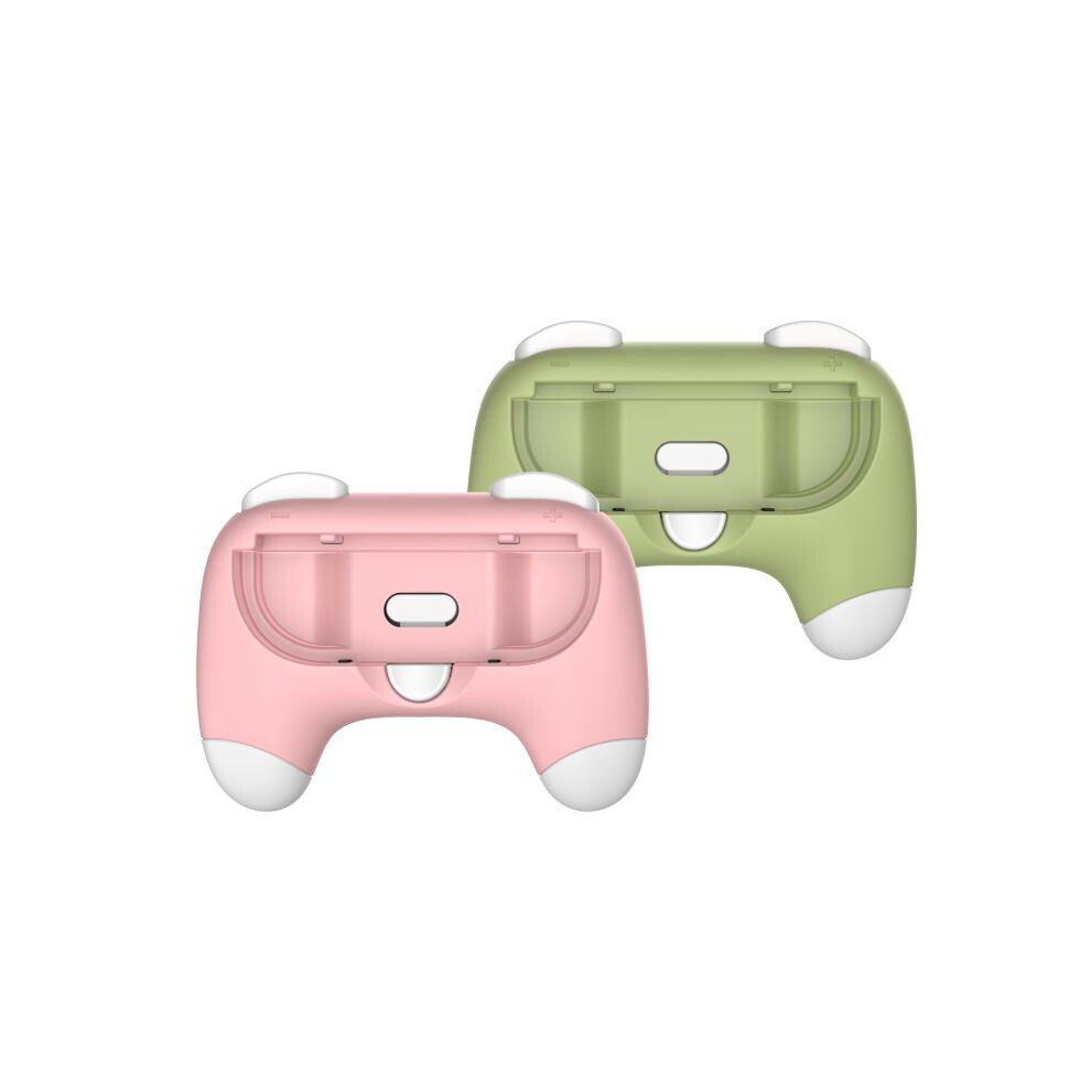 2Pcs Dobe Grips Compatible Nintendo Switch 2 Joy-Con Left/Right Controllers(+Green) Pink/Green 6083684918261