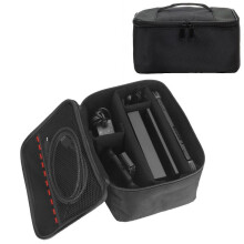 compatible Nintendo Switch 2 Game Consol Storage Bag Shockproof Pressure-resistant Digital Handbag(Black)