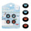 compatible Nintendo Switch 2 Joy-Con 2pairs Claw-Print Silicone Thumb Grip Caps Button Covers(Orange Blue) 1
