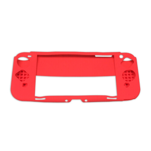 KJH NS-067 Integrated Silicone Protective Case compatible Switch OLED (Red)