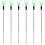 6X Support de Poteau de Peche En Metal Reglable 1