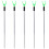 5X Support de Poteau de Peche En Metal Reglable 1