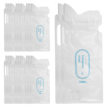 20PCS Disposable Urine Bags, 700ML Urine Bags for Travel Camping Emergency and Traffic Jam, Pee Bags with for , Women