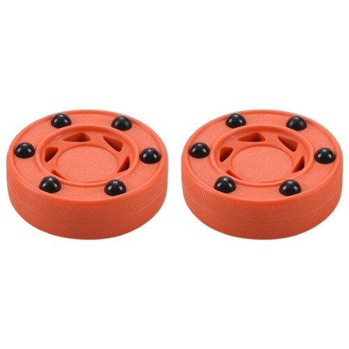 2X Hockey Durable Abs Practice Puck for Ice Hockey Training