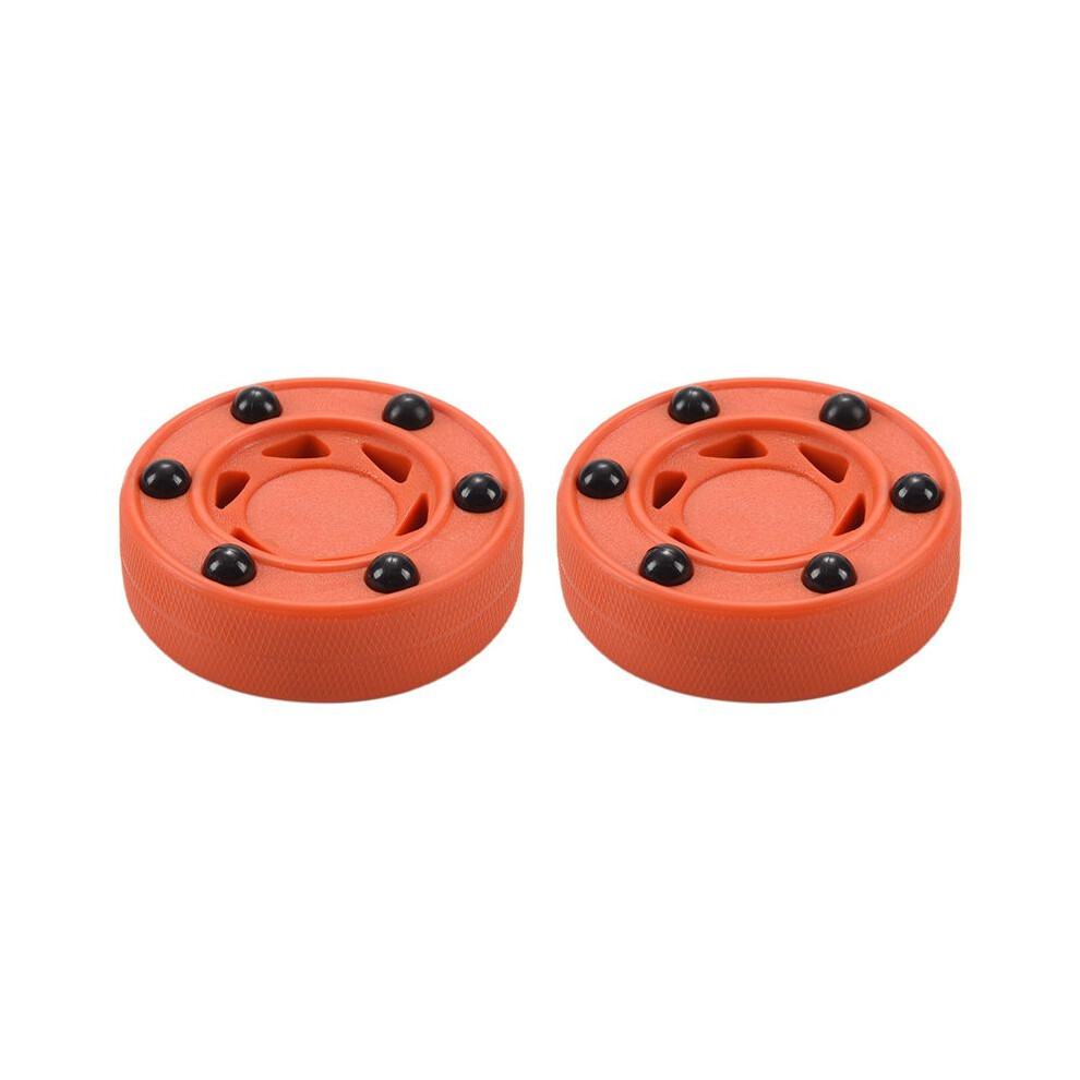 2X Hockey Durable Abs Practice Puck For Ice Hockey Training 6031863618167