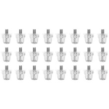 24pcs Football Boots Studs Shoes Stud Replace Component Sport Accessory Football Shoe Spikes with Wrench 15mm