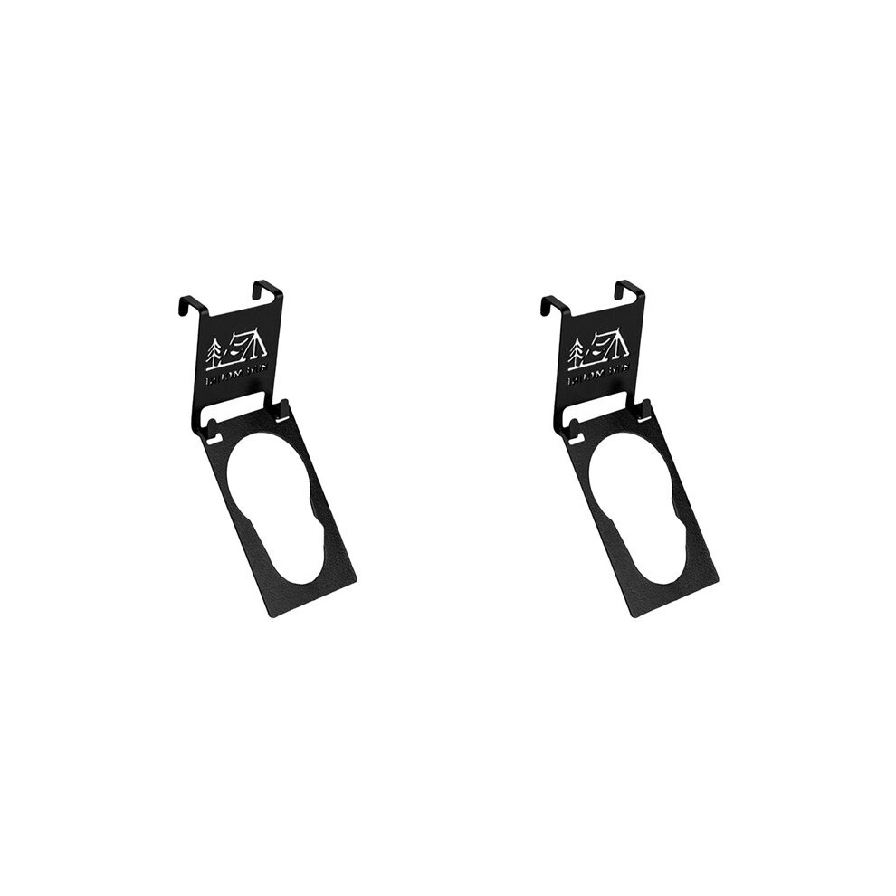 2X Flat Burner Extension Holder Camping Table Gas Hangers Camping Gas Tank Hanger Gas Tank Hooks For Camping Table 4713487863070