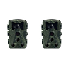 2X Jachtcamera met Nachtzicht en Bewegingsgeactiveerde Wildcamera voor Buiten, Wildcamera voor Verkenning