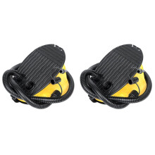 2X Outdoor FußPumpe Luftpumpe Inflator für Isomatte Matratze Ballon Aufblasbares Bett Boot Schwimmen Schwimmendes ZubehöR