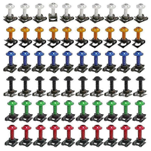 HK&Hanker Bracingo Μοτοσικλέτα Universal Σετ 10 τεμαχίων/σετ μοτοσικλέτας, όλα μαύρα, με κλ 2