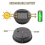 2024 4pcs Replacement Solar Lights With Led Bulbs, Solar Top Lights Replacement, Led Solar 4