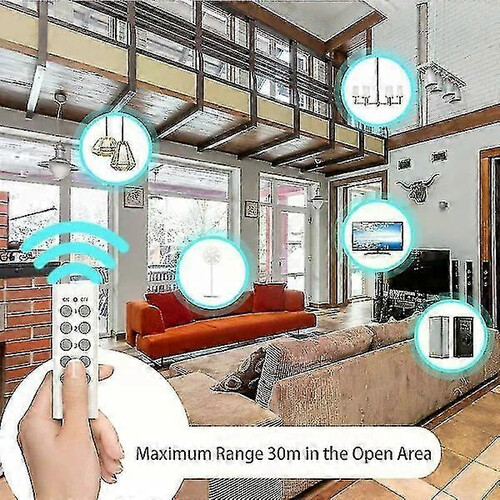HK&Hanker TXLT Set of 5 Programmable Electrical Outlets, Wireless Remote Control Outlet with 2 Remote Controls 2 YC 1